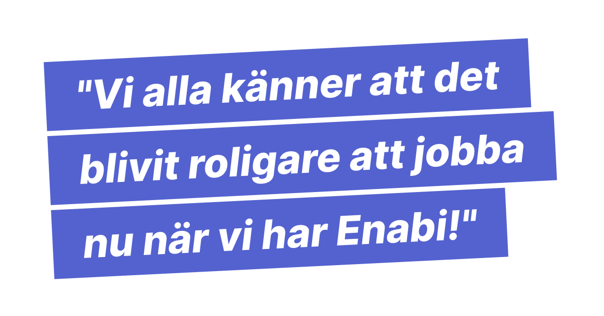 Quote - Roligare att jobba